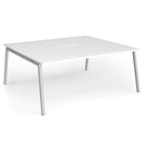 Connex Plus Angled Back To Back Desk - White - NWOF