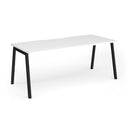 Connex Plus Angled Single Desk - White - NWOF