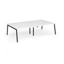 Connex Plus Angled Double Back To Back Desk - White - NWOF