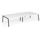 Connex Plus Angled Double Back To Back Desk - White - NWOF