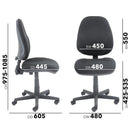 Bilbao Fabric Operators Chair With Lumbar Support - NWOF