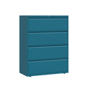 Bisley essentials side filing cabinet, 1000mm wide, with metal drawers and handles, ideal for office storage and organization.