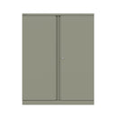 BISLEY Essentials Office Cupboard with 1000mm width and two shelves, sturdy storage solution for office organization.