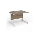 Contract 25 800mm Deep Straight Desk With Cantilever Leg - Nebraska Oak - NWOF