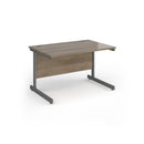 Contract 25 800mm Deep Straight Desk With Cantilever Leg - Nebraska Oak - NWOF