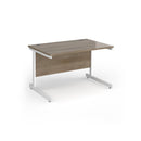 Contract 25 800mm Deep Straight Desk With Cantilever Leg - Nebraska Oak - NWOF
