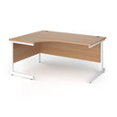 Contract 25 Ergonomic Desk With Cantilever Leg - Beech - NWOF