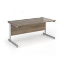 Contract 25 800mm Deep Straight Desk With Cantilever Leg - Nebraska Oak - NWOF