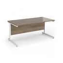 Contract 25 800mm Deep Straight Desk With Cantilever Leg - Nebraska Oak - NWOF