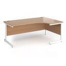 Contract 25 Ergonomic Desk With Cantilever Leg - Beech - NWOF