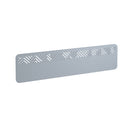 Chevron Acoustic Desktop Screen - Light Grey - NWOF
