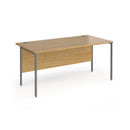 Contract 25 800mm Deep Straight Desk With H-Frame Leg - Oak - NWOF