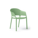 Contra One Piece Polypropylene Chair With Integrated Arms
