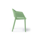 Contra One Piece Polypropylene Chair With Integrated Arms