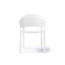 Contra One Piece Polypropylene Chair With Integrated Arms