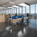 Contract 25 800mm Deep Straight Desk With H-Frame Leg - Beech - NWOF