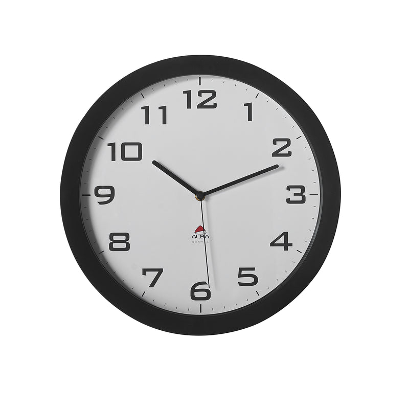 Cosmos Large Wall Clock 380mm - Black & White