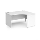 Contract 25 Ergonomic Desk With Panel Leg - White - NWOF