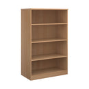 Beech Deluxe Bookcase by Dams with multiple shelves and modern design, perfect for home or office storage.