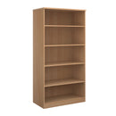 Beech Deluxe Bookcase by Dams with multiple shelves and modern design, ideal for home or office storage.