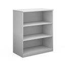 White Dams Deluxe Bookcase with multiple shelves and open design, ideal for home or office storage and display.
