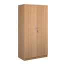 Beech Deluxe Cupboard by Dams showing wooden doors and interior shelves in a modern kitchen setting.