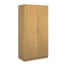 Dams Deluxe Oak Cupboard with sleek wooden finish and modern design, featuring multiple storage compartments.
