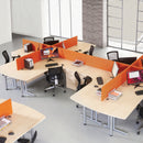 Straight Desktop Fabric Screen - MTO - NWOF