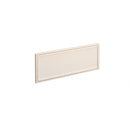 Dams straight glazed desktop screen in polar white with white aluminum frame, clear glass panel for office or workspace.