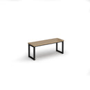 Dams Otto Benching Solution Low Bench in Kendal Oak wood with sleek modern design, ideal for office or lounge seating.
