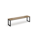Dams Otto Benching Solution Low Bench in Kendal Oak wood with sleek design and sturdy construction for comfortable seating.