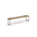 Dams Otto Benching Solution Low Bench in Kendal Oak wood with sleek modern design and sturdy construction.