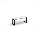 White Otto Benching Solution low bench by Dams, featuring a sturdy frame and sleek design for gym or fitness use.