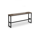 Dams Otto Poseur Benching Solution High Bench in Barcelona Walnut wood with sturdy metal frame and smooth finish.