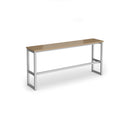 Dams Otto Poseur Benching Solution High Bench in Kendal Oak, showcasing its sturdy wooden construction and sleek design.