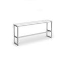 Dams Otto Poseur Benching Solution High Bench in white with sturdy metal frame and padded seat for weightlifting and gym use