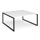 White Dams Connex Plus O Frame Back-to-Back Desk with sleek, modern design and sturdy white finish.
