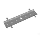 Dams double drop-down cable tray with brackets for Adapt and Fuze desks, showing metal construction and mounting brackets.