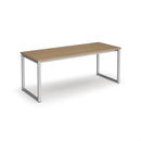 Dams Otto Benching Solution Dining Table in Kendal Oak wood with a sleek, modern design and sturdy construction.