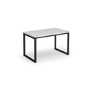 White Otto Benching Solution dining table by Dams with sleek modern design and sturdy rectangular tabletop.