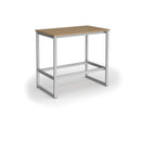 Dams Otto Poseur Benching Solution Dining Table in Kendal Oak finish, showcasing its sleek wooden tabletop and modern design.