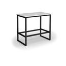 White Otto Poseur Benching Solution dining table by Dams, showcasing sleek modern design with a sturdy rectangular tabletop.