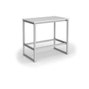 Dams Otto Poseur Benching Solution Dining Table in white with sleek modern design and smooth surface.