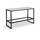 Dams Otto Poseur Benching Solution Dining Table in white with sleek, modern design and smooth tabletop surface.