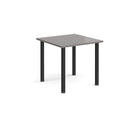 Rectangular radial leg meeting table in grey oak finish by Dams, showcasing a modern design with sturdy radial legs.