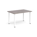 Rectangular Radial Leg Meeting Table in Grey Oak finish by Dams, showcasing a modern design with sturdy radial legs.