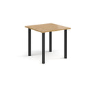 Rectangular Radial Leg Meeting Table in oak wood by Dams, featuring a modern design with radial leg supports.