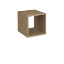 Dams Flux Modular Storage Single Wooden Cubby Unit with open compartments for organizing home or office space.