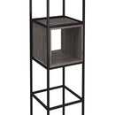Dams Flux Modular Storage Single Wooden Cubby Unit in natural wood finish, fitted with open cubby for organization.