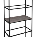 Dams Flux Modular Storage with single wooden inner shelf, fitted inside a cabinet for organized storage.